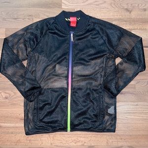 Nike Mesh Jacket with Rainbow Zipper Size M